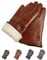 AKAROA ESTD 2019 Lederhandschuhe Herren DAN, Touchscreen Funktion, italienisches Leder, Futter aus original Neuseeland Lammfell, 5 Größen S - XL, cognac, XL - 10