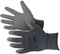 Greenstar Gants Atelier - Gants de Travail en Polyester et Polyuréthane - Pour Travaux Précis, Manipulation de Composants Gras - Taille 8/M, Gris-Noir