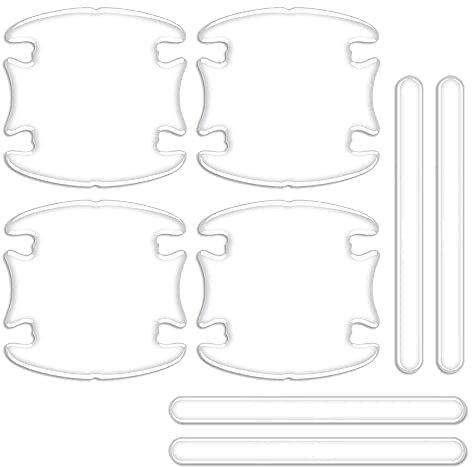 8Pcs Car Door Handle Protective Scratch Protection Cover Guard Film Anti-scratch Car Door Bowl Protective Film Door Handle Protectorfor Door Handle Guard Sticker Auto Accessories