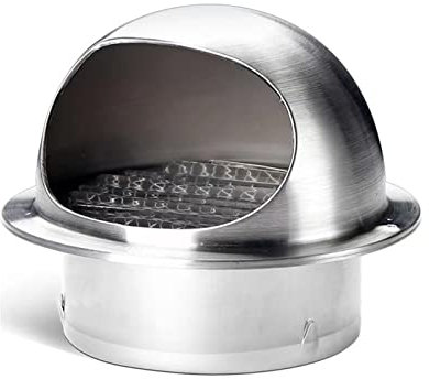 SHUDONGDEN Griglia di Ventilazione A Sfera,Griglia di Ventilazione A Sfera in Acciaio Inox,Coperchio di Ventilazione A Griglia Rotonda con Presa d'Aria in Acciaio Inossidabile,70mm/2.76in