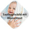 INDIGOS UG - Saugnapf-Schild - mit Foto individuell bedruckt Motiv personalisiert - Maße: 16 x 16 cm selbst gestalten personalisierte Geschenk-Idee - mit eigenem Wunschtext - Wunschtfoto