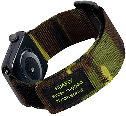 HUAFIY Compatibile con Apple Watch Bracciale 42mm44mm45mm49mm Design Velcro per iWatch Bracciale Serie 8/7/6/5/4/3/2/ SE, Ultra