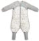 Love To Dream Schlafsack mit Füßen, 3 Years, integrierte Steppdecke für kühle Temperaturen (16-20°C), statt Bettdecke, Schlafanzug Baby Winter, Babyschlafsack, Weiß