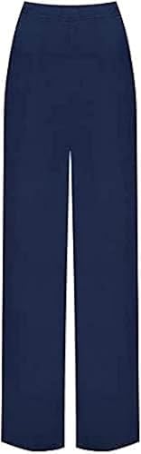 Women’s Flared Palazzo Trousers Wide Leg Stretch Summer Lounge Pants
