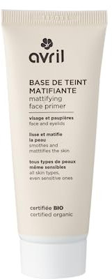 Avril - Base de Teint Matifiante Bio - Texture Non-Grasse - Enrichi en Beurre de Karité Bio et Huile de Graine de Jojoba Bio - Certifié Bio Ecocert - Fabriqué en France - 30ml