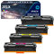 Hyggetech 201X CF400X Kompatible Ersatz Tonerkartuschen für HP 201X CF400X 201A CF400X CF401X CF402X CF403X Toner für HP Color Laserjet Pro MFP M277dw M277n M252dw M277 M274n M252n M252 M277c6