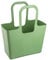 Koziol Tasche XL robuster Shopper – langlebig standfest wasserdicht pflegeleicht | Einkaufen Büro Reisen Picknick Aufbewahrung (Nature Leaf Green)