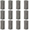 12 Stück Silikon Uhrenarmband Schlaufe Kompatibel mit Garmin Venu Sq/Sq 2/Sq Music/Sq 2 Music Verschlussring, 20mm Ersatz Uhrenband Keeper Armband Silikonring Armbanduhr Halter, Grau