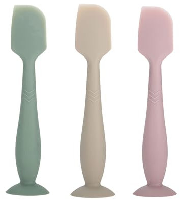 Baby Diaper Cream Spatula - Baby Diaper Rash Cream Applicator for Butt Paste Diaper Cream - Newborn Baby Essentials (gray, green, pink)