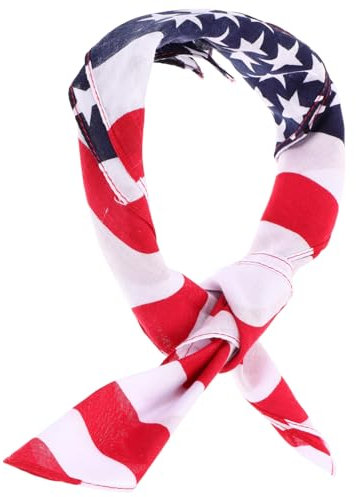 Yardenfun Bandana Con Bandiera Americana Patriottica Foulard Da Uomo Foulard Con Bandiera Americana Per Esterni