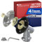 Garlavie - Coppia conica decespugliatore 9 Denti Tubo 26 mm Universale - Ricambi decespugliatore, testa decespugliatore e molto altro
