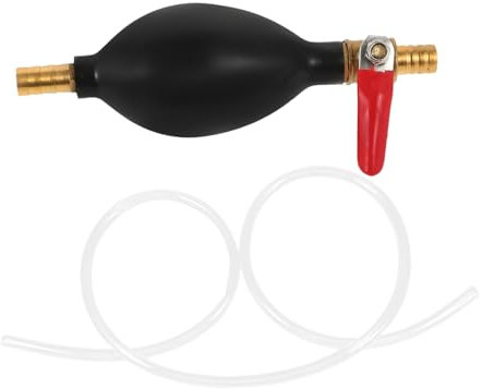 GARVALON Pompe De Transfert Carburant Tuyau Huile Manuel Pompe à Essence Carburant Essence Eau