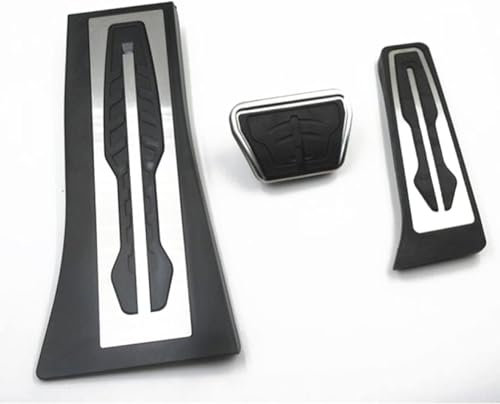 Auto Pedale für BMW X5 X6 X5M X6M Serie E70 E71 E72 F15 F01 F02, Edelstahl Fußstütze Pedal, Aluminium-Legierung Anti-Rutsch-Bremse Gas Pedal Abdeckung,normal-Mt