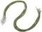 sourcing map 10pcs 24 Inch Waxed Necklace Cord, Bulk Necklace String with Clasp 2mm Waxed Leather Cord Rope for Jewelry Making DIY Bracelet Pendant,Army Green
