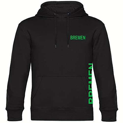 multifanshop Kapuzen Sweatshirt - Bremen - Brust & Seite