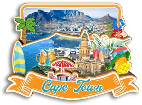 Quwsne Refrigerator Magnet Cape Town South Africa Fridge Magnet City Travel Souvenirs Tourist Gifts 3D Classic Landmarks Handmade Crafts Home Decoration -2931