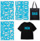 3 Inch Iron On Heat Transfer Letters Alphabets Fabric Vinyl DIY for Sport Jerseys T Shirts Clothes Slogan Printing Crafts Decoration (Light Blue)
