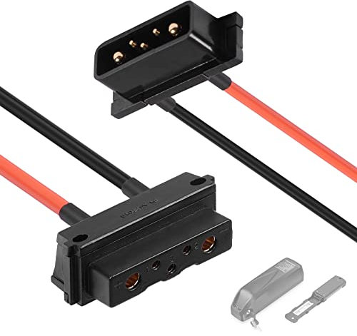 Varstrom 5 PIN Ebike Battery Discharger Connector Male And Female Discharge Connector Replacement for Hailong Shark Battery Ebike Battery