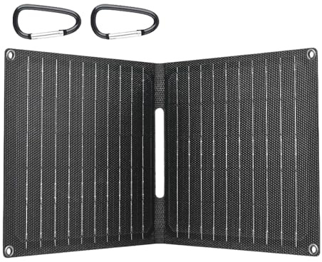 30W Solar Panels - Foldable Solar Panel Charger | USB Type C Fountain Foldable Waterproof for Camping, RV, Hiking, Backpacking, Phone, Tablet, PowerBank, Outdoor Survival
