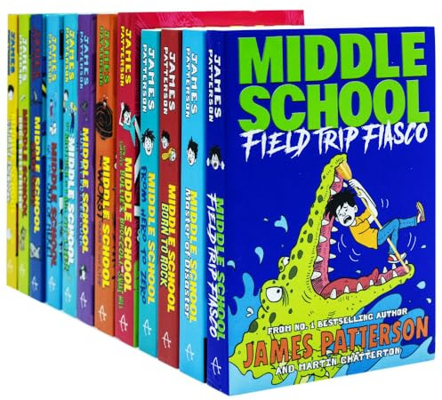Middle School Series 12 Books Collection Set By James Patterson