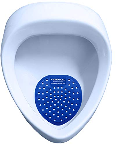 Hygienical Betriebsbedarf Urinalsieb, Pissoir-Einsatz, Urinaleinsatz parfümiert, Urinaleinlage mit Kaugummi-Duft, Menge:10 Stück, Farbe:blau