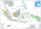 Indonesien Politische Wandkarte – Papier laminiert A1 Size 59.4 x 84.1 cm