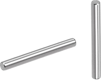 sourcing map 100Pcs 2mm x 18mm Goupille 304 INOX Acier Chevilles Support Étagères Argenté