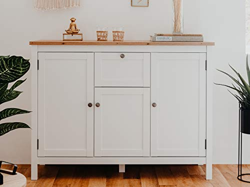möbelando Sideboard Beistellschrank Anrichte Kommode Standschrank Schrank Batley II