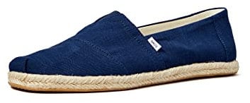 TOMS Men's Alpargata Rope Loafer Flat, Navy, 7.5 UK