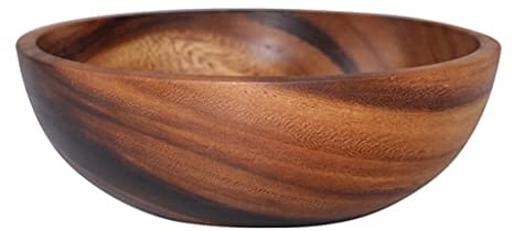 S-TROUBLE Wooden Fruit Vegetable Storage Bowl Dough Mixer Basin Decoration Practical Household Kitchen Picnic Tray Food Bread Dishes Salad Pots Household Supplies