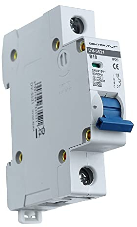 Leitungsschutzschalter 1P B10A 6kA LS-Schalter Sicherungsautomat LSS MCB Doktorvolt 5521
