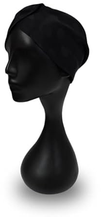 PuffCuff 100% Silk Edge Wrap I Non-Slip Head Wrap with Velcro Closure I Gentle on Thick, Curly Hair I Stays in Place for a Stylish Hairstyle I 1 Piece