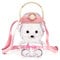 AMOBON Kawaii Bear Water Bottle with Straw and Strap, Cute Water Bottles for Kids, Portable Leakproof BPA-free Drinking Cups for Girls Women Sports Camping Picnic Hiking Travel (Pink)