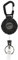 Porte-clés Rétractable Enrouleur, Porte badge mousqueton robuste Yoyo, bobine de badge d'identité tactique avec cordon rétractable en acier de 70cm, porte-cartes clés, Traction 8.6 oz