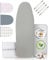 lamodo® - Housse de Planche à Repasser 140x45 cm - Housse de Repassage 100% Coton - Convient au Repassage Vapeur - Rembourrage Extra-épais + élastique et tendeur, 135-140 cm x 40-45 cm