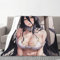 Xinchangda Anime-Decke, Albedo Ainz/Ooal Gown Weich, Flauschig, Flanell, Plüsch, Überwurf, Decke, Warm, Sofa, Gemütlich, Nickerchen Decke