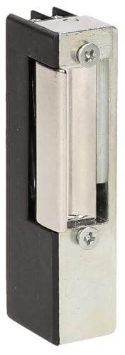 Miratic Gache Electrique Asymétrique 12 V Tension d' Alimentation 8-14 V AC/DC Serrure Portillon Exterieur Pour la Porte Gauche Installation Intérieure et Extérieure (avec verrouillage)