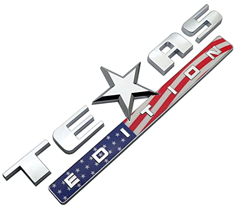 Texas Edition Star Aufkleber, ABS 3D dekorativer Aufkleber | Kotflügel-Seitentüraufkleber, ABS 3D dekorativer Aufkleber, einzigartiger und stilvoller Texas Edition Emblem Abzeichen für LKW, Auto