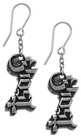 Ghost Papa Band Logo Earrings One Size