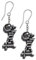 Ghost Papa Band Logo Earrings One Size