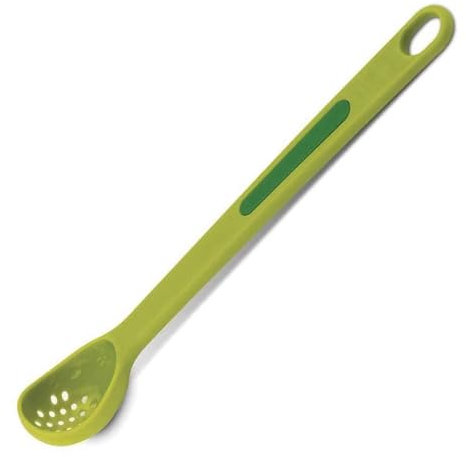 2-Piece Scoop and Pick Jar Spoon and Fork, for Olives in Jars,Spoon for Olives,Olive Fork,Spoon for Olives - Green