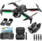 SGM 4K Drone for Kids and Adults, Foldable Mini Drone with 360° Flips, Headless Mode, Obstacle Avoidance, One-Key Start, 2 Batteries, 4K Camera, Carrying Case, Beginner-Friendly RC Toy - SY12