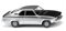 Wiking 082712 H0 PKW Modell Opel Manta A GT/E, Silber-metallic