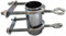 Jiuvaso Supporto per Ombrellone da Giardino con Clip di Montaggio per, Accessorio per Uso Esterno, per Tubo da 5x7 Cm