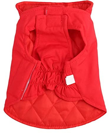 Wärmende Hundeweste aus Baumwolle, Winter Hundebekleidung, Rot XL - Weiches Material, Schutz vor Haarverlust, Ideal für Kleine und Mittlere Hunde (XL)