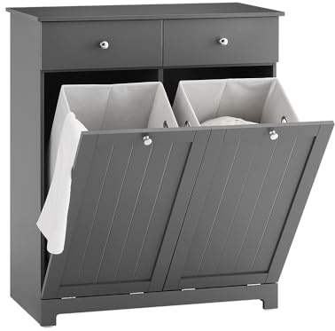 SoBuy Mueble Basura Cocina con Cubo de Basura Integrado 78x38x90 cm