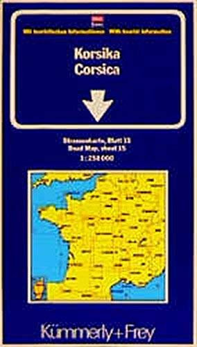 Kümmerly & Frey Karten, Korsika: Strassenkarte 1:250000 mit touristischen Informationen Blatt 15 (Kümmerly+Frey Strassenkarten)