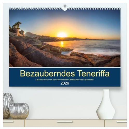 Bezauberndes Teneriffa (hochwertiger Premium Wandkalender 2026 DIN A2 quer), Kunstdruck in Hochglanz: Die Schönheit der spanischen Insel Teneriffa bildhaft festgehalten. (CALVENDO Orte)