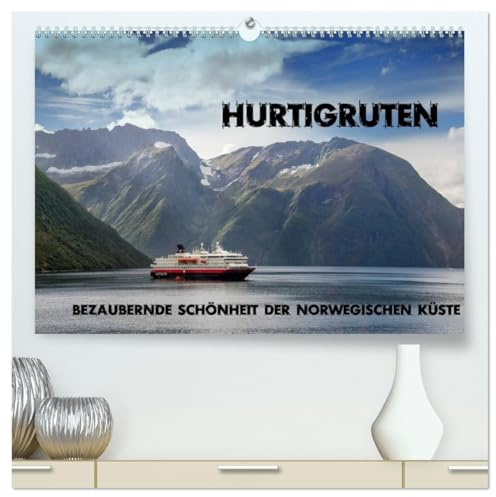 Hurtigruten - Bezaubernde Schönheit der norwegischen Küste (hochwertiger Premium Wandkalender 2026 DIN A2 quer), Kunstdruck in Hochglanz: Eine Schiffsreise entlang der Küste Norwegens. (CALVENDO Orte)