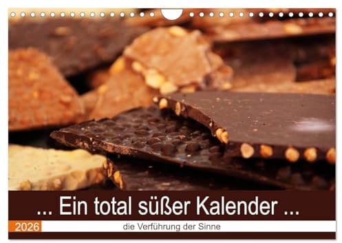 Ein total süßer Kalender (Wandkalender 2026 DIN A4 quer), CALVENDO Monatskalender: Für alle, die Süßes lieben ist dieser Kalender die erste Wahl! (CALVENDO Lifestyle)